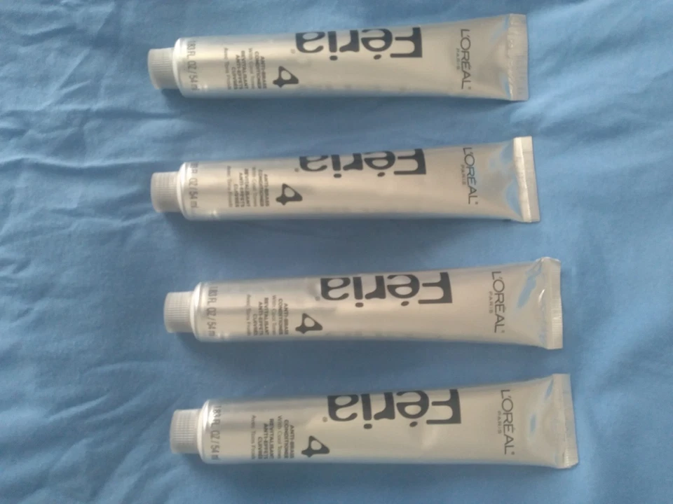 4 Tubes L'Oreal Feria Anti - Brass Conditioner Step 4 For Platinum Blondes - Image 2 of 4