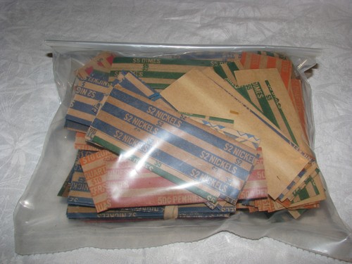 Large Group of  Coin Rollers Standard Size