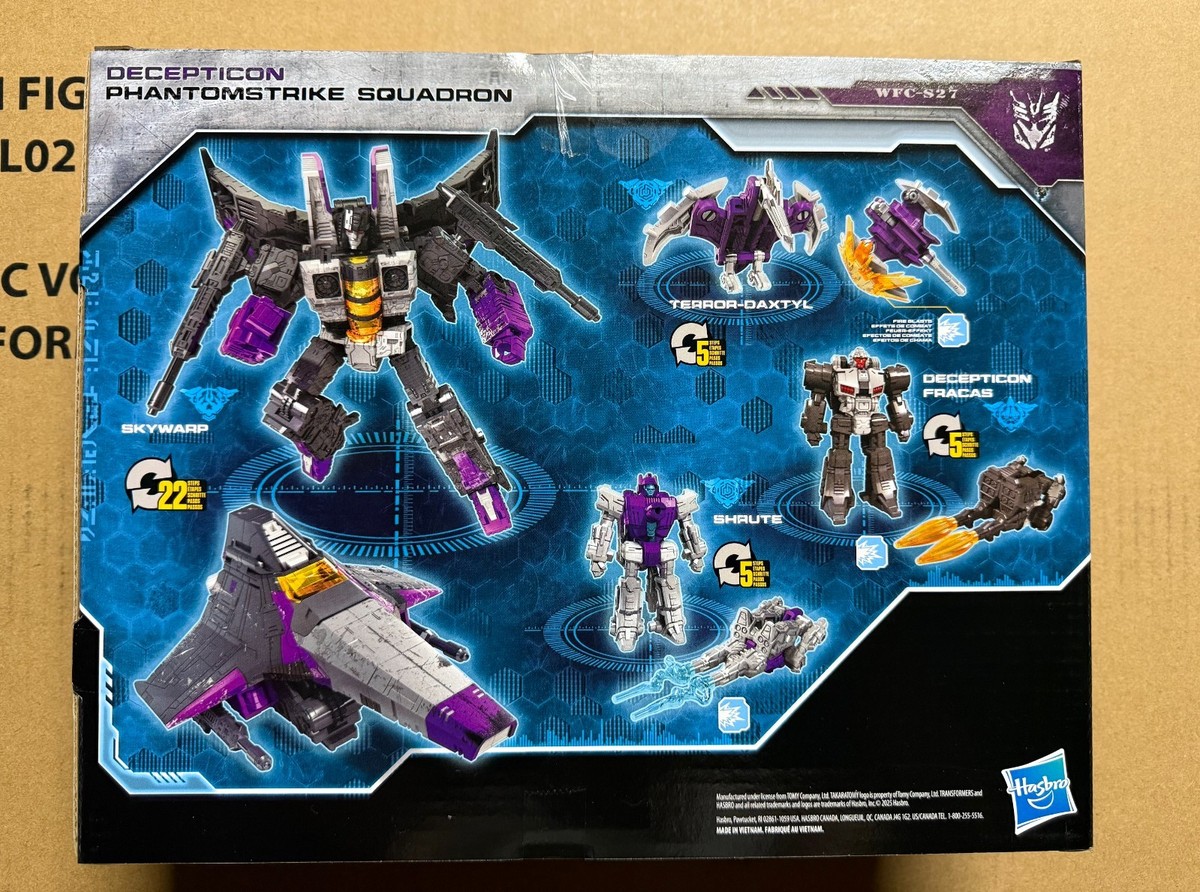 ディセプティコン ファントムストライク スコードロン WFC-S27 WFC-S27 Decepticon Phantomstrike Squadron 4 Pack - Final