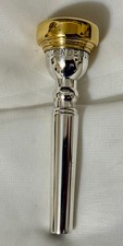 60s SCHILKE CLENDENIN Trumpet mouthpiece shank Bach 7D size 23 throat screw rim