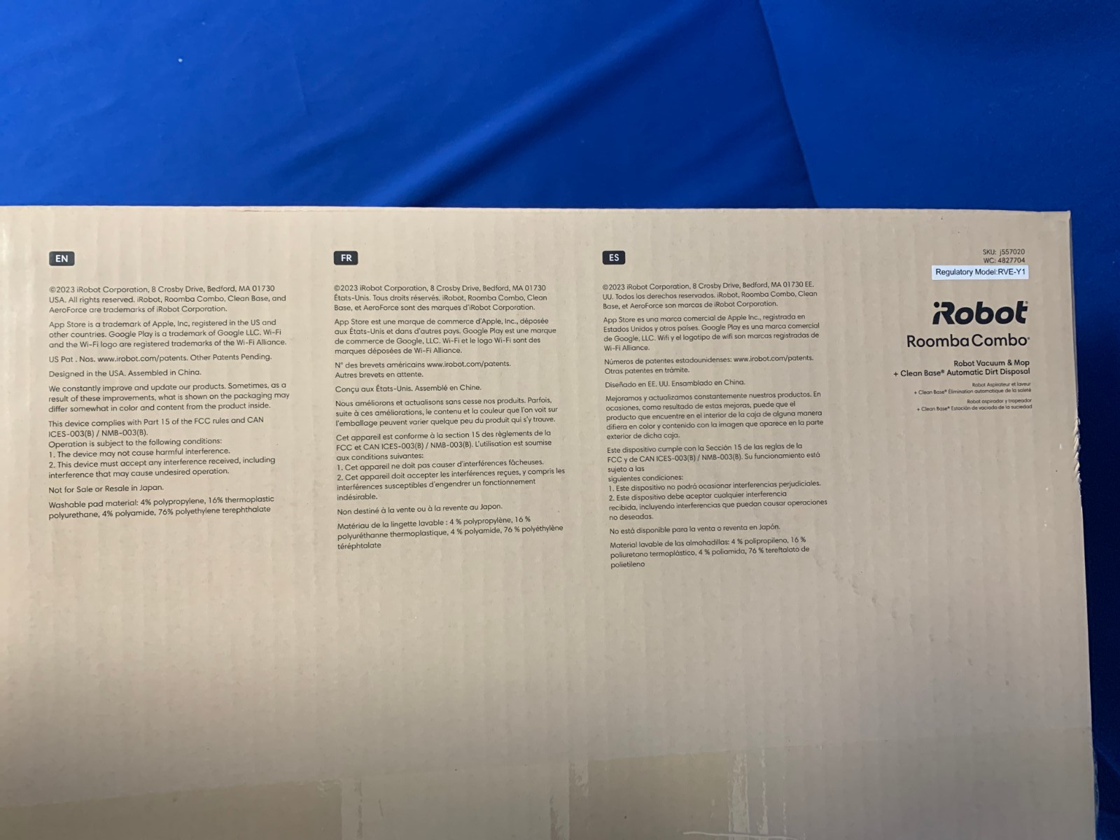 iRobot Roomba Combo j5+ Robot Vacuum & Mop - Graphite - NEW-J557020