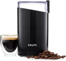 KRUPS F2034238 Coffee Mill and Spice Grinder – 200W, 75g Capacity (Up to 12