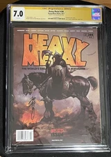 Heavy Metal #288 SIGNED BY PEACH MOMOKO CGC 7.0 4133997001 1st US Interior art!!