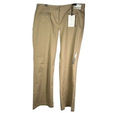 New York  Company Manhattan Chino Straight Leg Khaki Pants Size 12 Average New