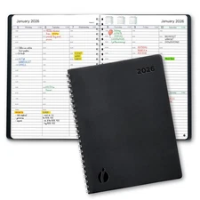 2026 Planner Weekly and Monthly – Hourly Appointment Book 2026 – Softcover, T...