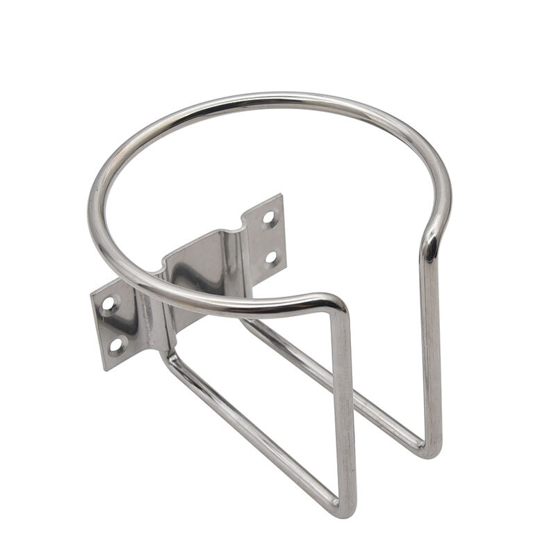 UK 2x Cup Stainless Steel Boat Drink Holder Car Truck Marine Yacht Ring