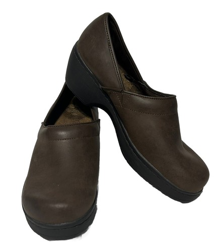 Dr. Scholl’s Bernice Brown Comfort Slip-On Clogs Women’s Size 9.5