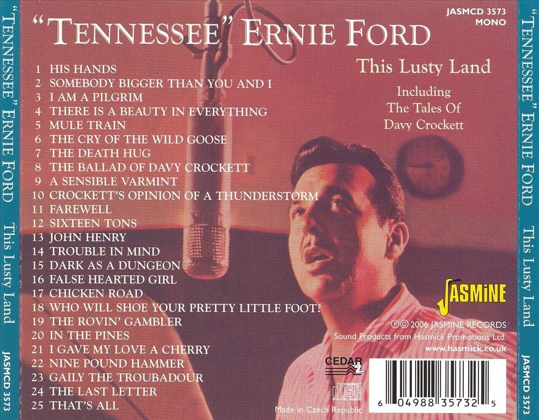 【中古】 This Lusty Land Including the Tales of Davy Crock TennesseeErnieFord TENNESSEE ERNIE FORD THIS LUSTY LAND (INCLUDING THE TALES OF