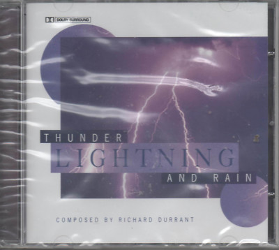 Thunder Lightning And Rain CD NEU Blitz Regen Richard Durrant Dolby Surround