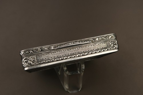 Antique Austrian Silver Box Case with Gilt Interior 19th Century - Picture 8 of 24