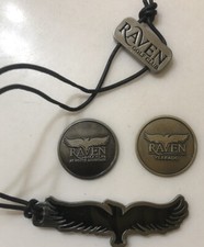 Club de golf Raven, etiqueta de bolsa de golf con 2 marcadores... Verrado y South Mountain...