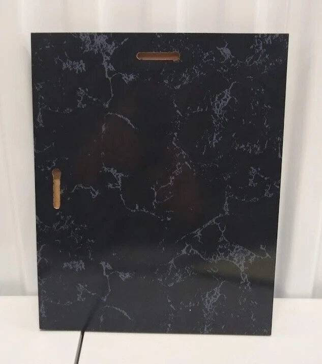 Henrik Zetterberg-Alas rojas-10 1/2 x 13 placa de mármol negro con foto de 8x10 Foto 2 de 2