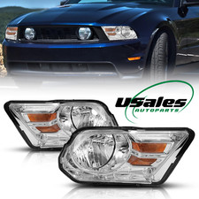 For 2010-2014 Ford Mustang Housing Chrome Headlight Amber Corner Lamp Leftright For 2010-2014 Ford Mustang Housing Chrome Headlight Amber Corner Lamp Leftright