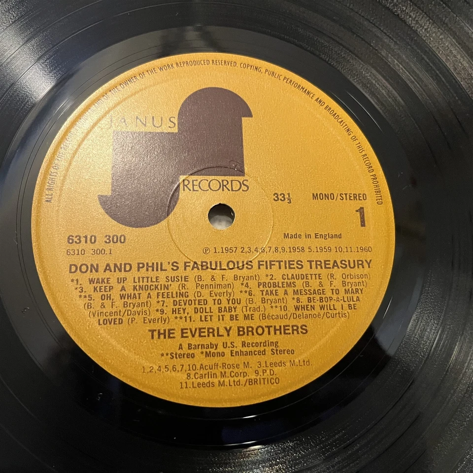 [ROCK/POP]~EXC LP~The EVERLY BROTHERS~Don & Phil's Fabulous Fifties Treasury~UK - Image 4 of 4