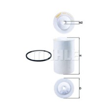 Kraftstofffilter KNECHT KX 65D für FORD HANOMAG HENSCHEL KRUPP MERCEDES-BENZ MWM