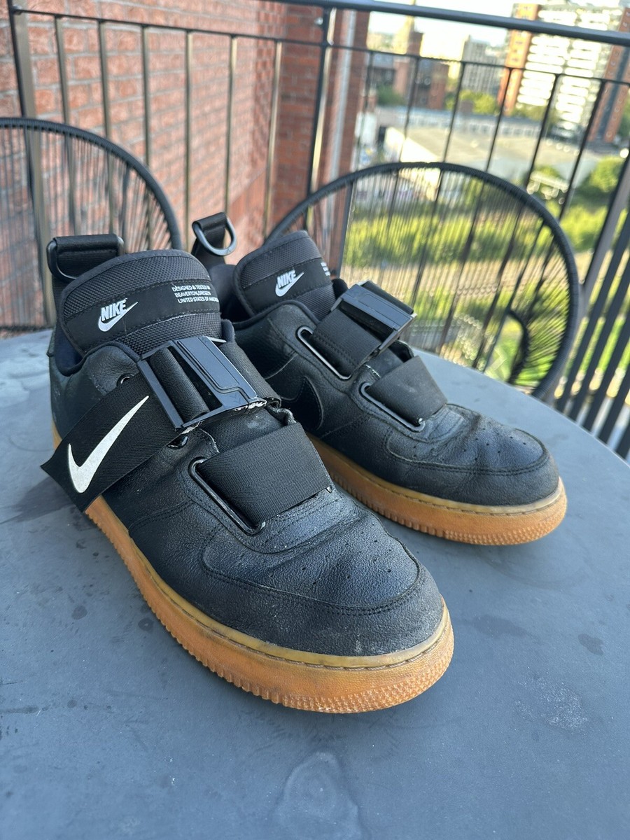 Nike Air Force 1 Low Rise Utility Black | eBay UK