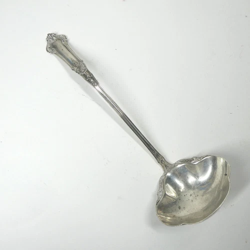 Gorham Albemarle Sterling Silver Punch Ladle 198g Large 12" Long Vintage