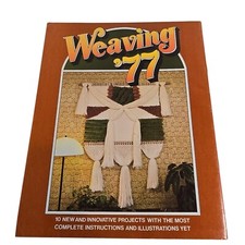 Vintage Weaving Pattern Book 1977 Macrame Wall Hanging Instructions USA Mandala