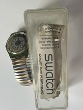 montre swatch homme Boite Notice Vintage De Stock suisse made étanche 