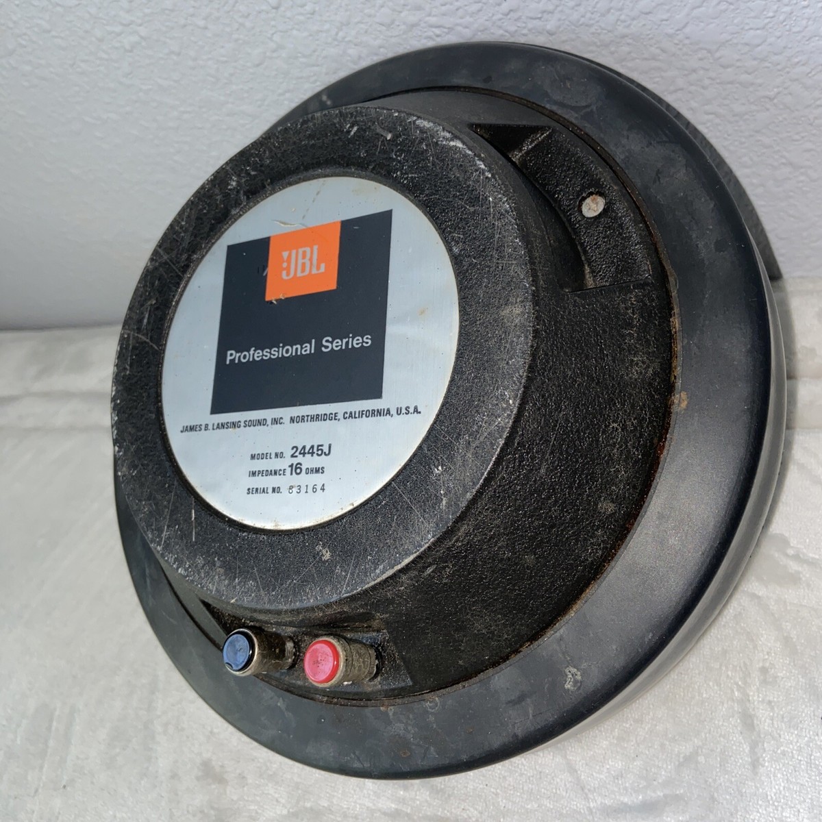JBL2445Jコンプレッションドライバー 1 ) JBL, Professional Series, 2445J, 16 Ohm, Compression Driver | eBay