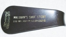 Vintage Advertising Shoe Horn Walborns Shoe Store Weyenberg Massagic