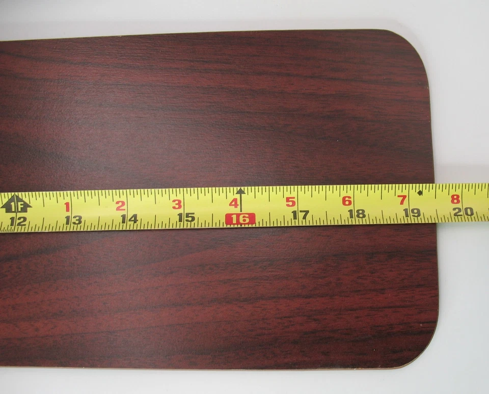 HUNTER CEILING FAN REPLACEMENT BLADE ROSEWOOD WALNUT 4 HOLE QUICK CONNECT 19-1/2 - Image 2 of 4