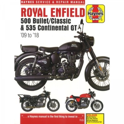 Royal Enfield 500 Bullet/Classic, 535 Continental GT (09-18) Werkstatthandbuch