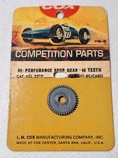Vintage Cox Slot Car 1/24 1/32 OEM Part 3317 Spur Gear 40 Tooth New Old Stock