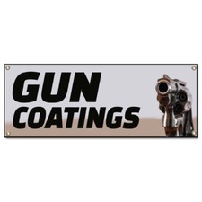 Gun Coatings Banner Concession Stand Food Truck Single Sided