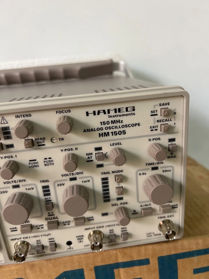 Osciloscopio analógico HAMEG instruments HM 1505 / HM1505 150Mhz Foto 3 de 4