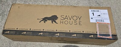 Savoy House 8-6836-4-322 4 Light Bath Bar-Traditional Style with Mid-Century