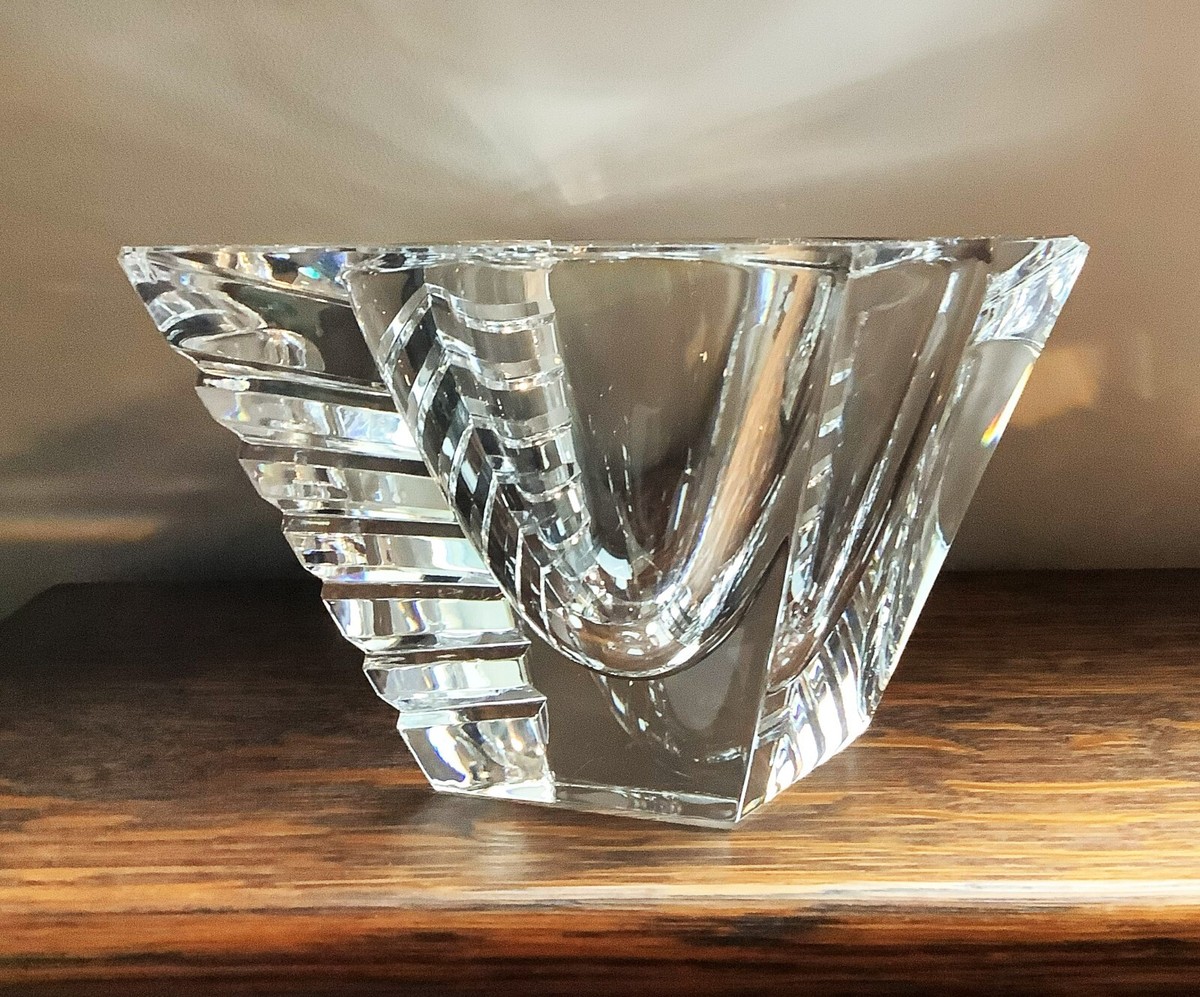 Orrefors “Horizon” Crystal Vase & Bowl: by Johansson + BONUS GIFTs