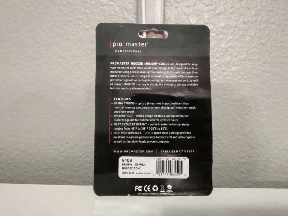 Promaster RUGGED 64GB SDXC UHS-I Memory Card (6459) - Image 2 of 2