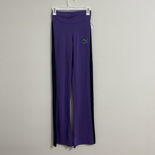 PUMA Women's X Dua Lipa T7 Pants NWT .Purple .SIZE: XS. - Picture 2 of 12