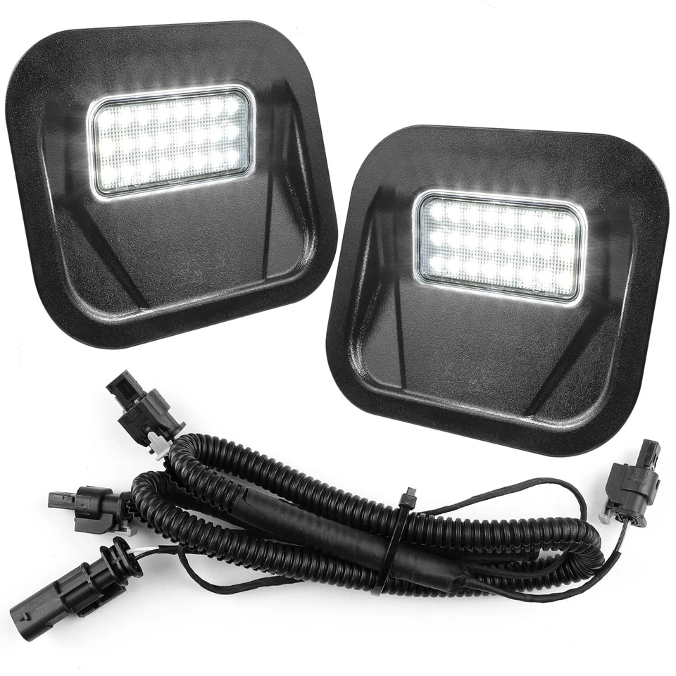 4x Kit de luces de paso para puerta trasera GMC Sierra 2019-2025 genuinas GM MultiPro 84347814 Foto 2 de 4