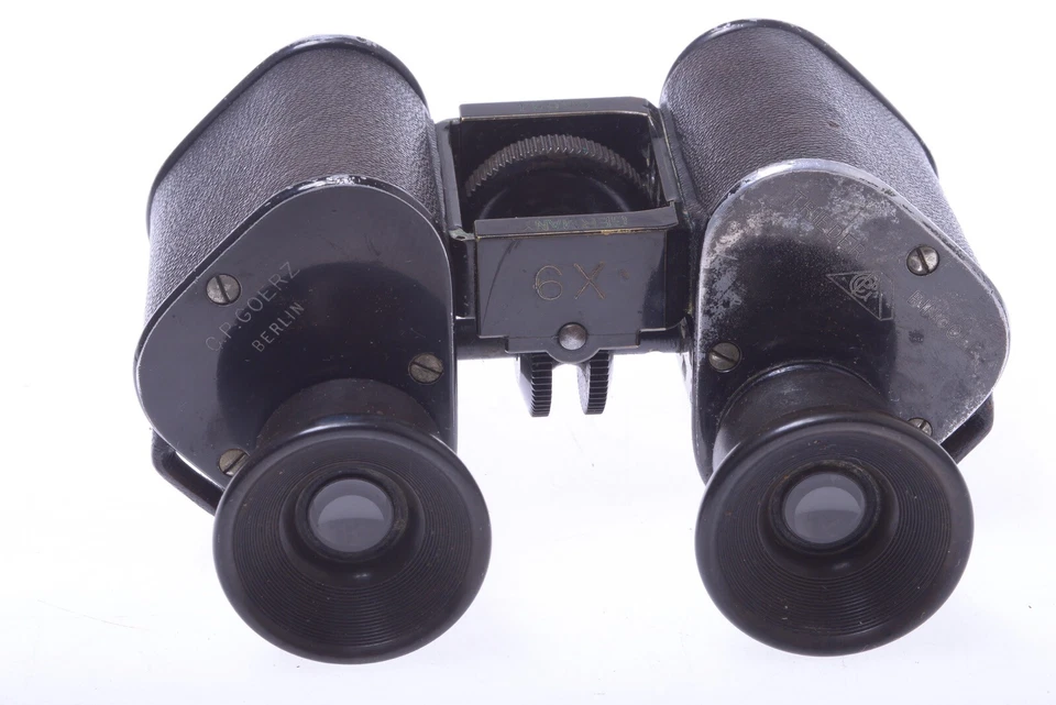 ✅ GOERZ BINOCULARS BINOCLE TRIEDER 6X ANTIQUE 6X20 W/ ORIGINAL CASE - Image 2 of 4