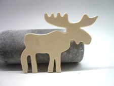 Elch aus Sperrholz / Dekoration/Basteln/ Weihnachten Advent Holzdeko Handarbeit