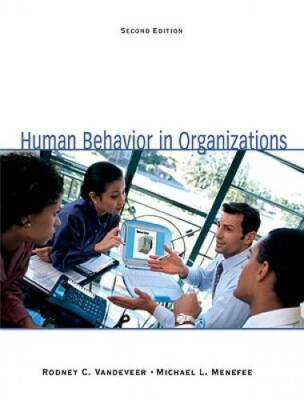 Human Behavior in Organizations (2nd Edition) - Paperback - VERY GOOD
