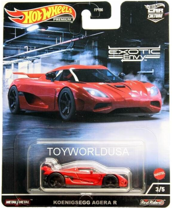 2022 Hot Wheels Car Culture Exotic Envy #3 Koenigsegg Agera R