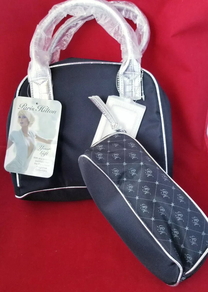 Paris Hilton cosmetic Bag Purse Includes Makeup Bag Brand New
