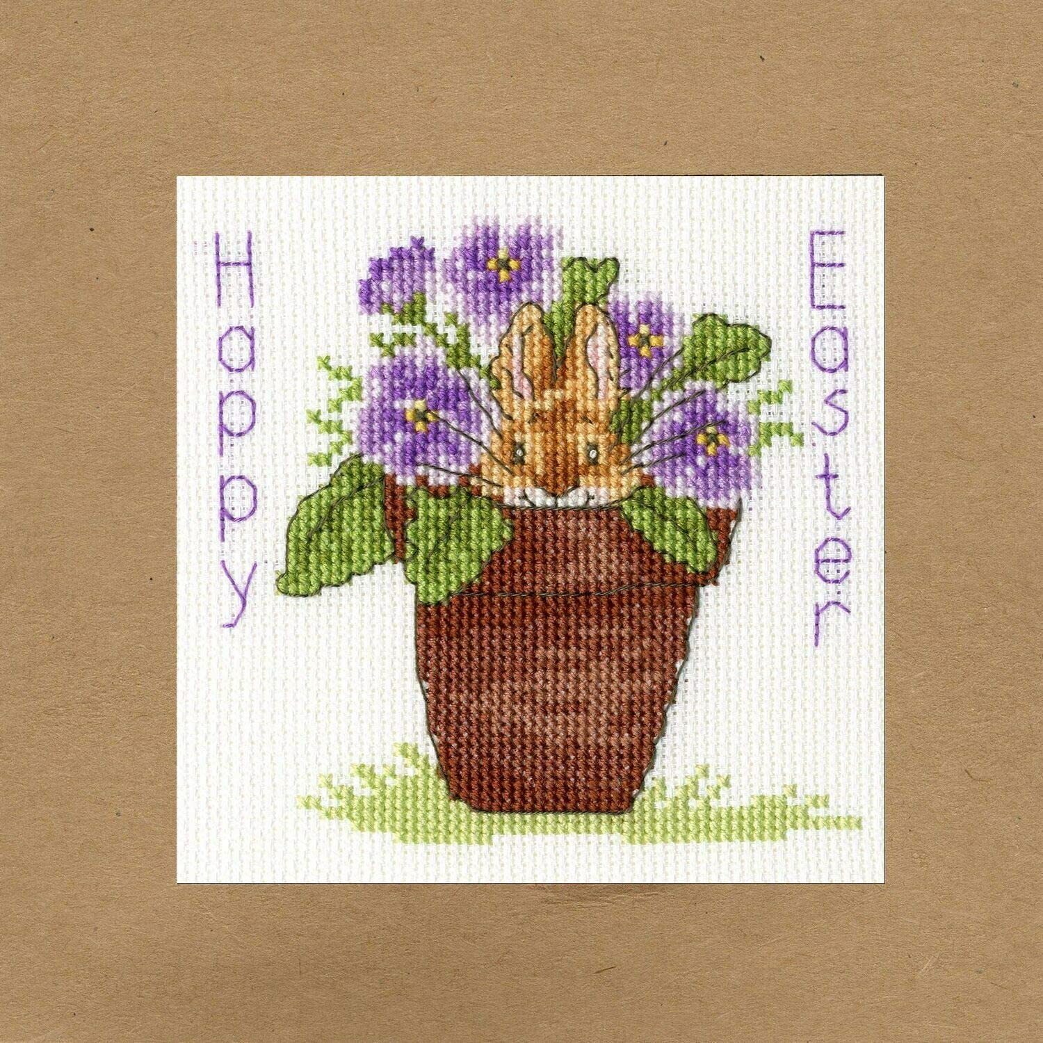 Bothy Threads Cross Stitch Kit - Easter Bunny Card