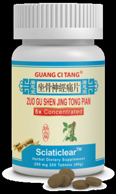 坐骨神經痛片五倍浓缩 Zuo Gu Shen Jing Tong (Sciaticlear/ high potency 5) 200 Tablets