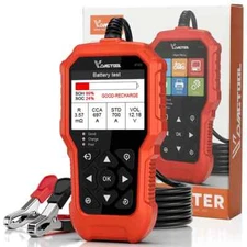BT500 12V 24V Car Battery Tester Automotive Cranking Charging Scanner Tools