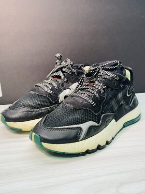 ADIDAS Shoes NITE JOGGER 3M CORE Women's Size Black Carbon Running EE5914 