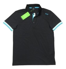 Hugo Boss Black Label Men's Black Paule Tipped Slim Fit Polo Shirt