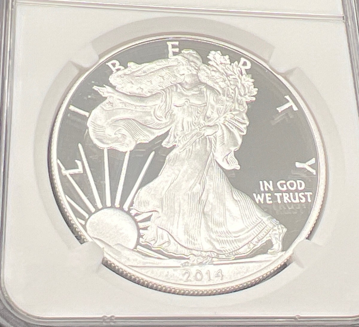 2014 W 1oz Proof American Silver Eagle NGC PF 70 Ultra Cameo Early