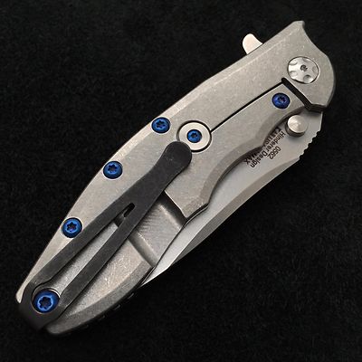 Blue Titanium Screw set for Zero Tolerance 0562 Hinderer Folder
