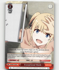 Weiss Schwarz Exceptional Work Saekano How to Raise a Boring Girl... flat