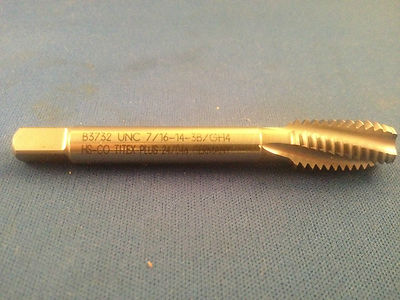 New Titex Plus Spiral Flute Plug Tap B3732 UNC HS-CO 7/16-14-3B/GH4 24/04a