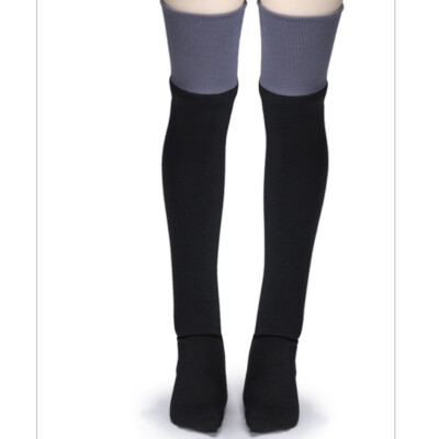 [Dollmore] 1/4 BJD 17'' doll socks MSD - Two Hue Band Stocking (Blue Gray)